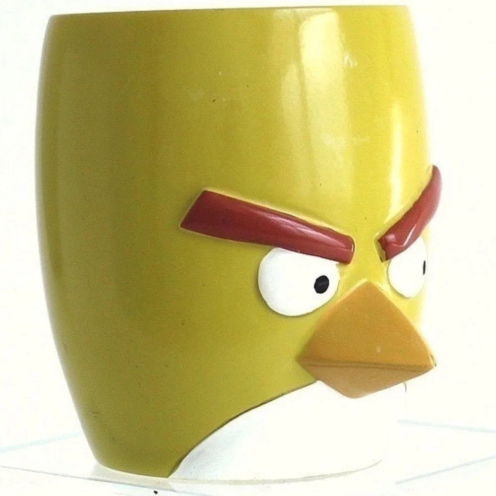 Angry Birds‎ Chuck Yellow Bird Toothbrush Holder Cup 2012 Rovio Limited Edition